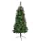 5ft. Pre-Lit Flat Back Montreal Mountain Pine Artificial Christmas Tree, White LED Lights